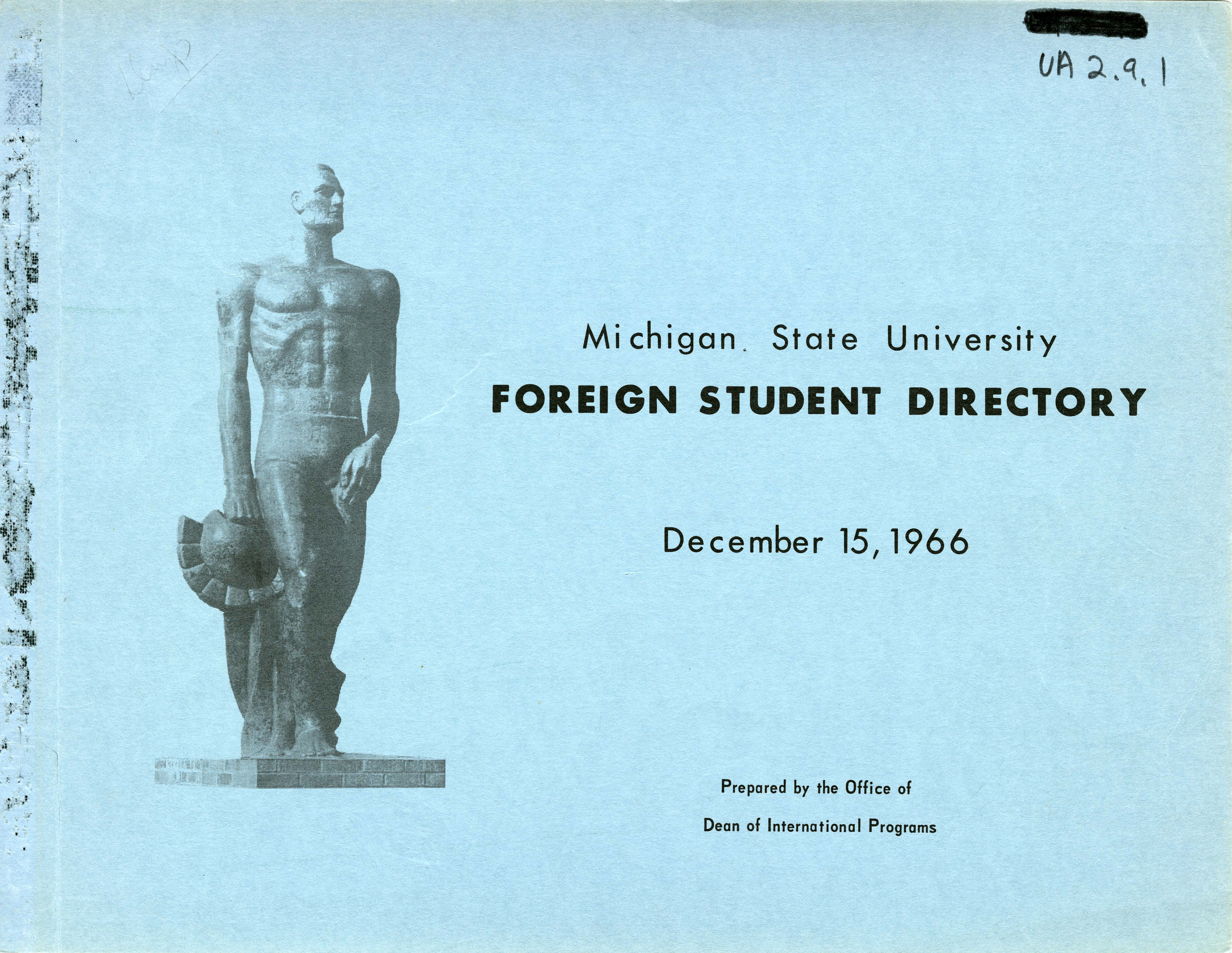 1966 International Student Directory