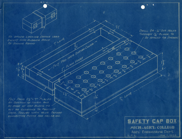 Safety Cap Box Blueprint