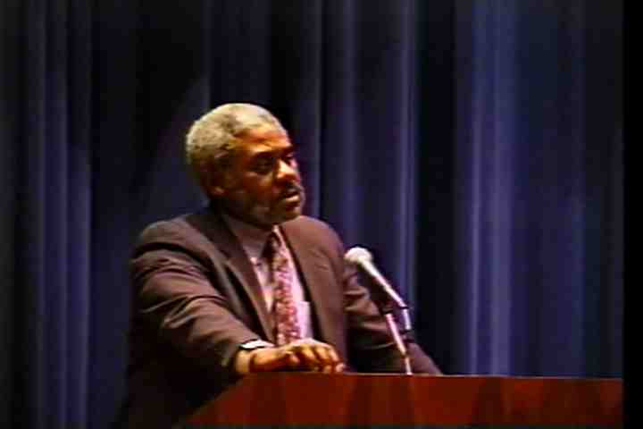 Martin Luther King Commemoration Celebration: Visiting Speaker Charles Johnson, 2000 