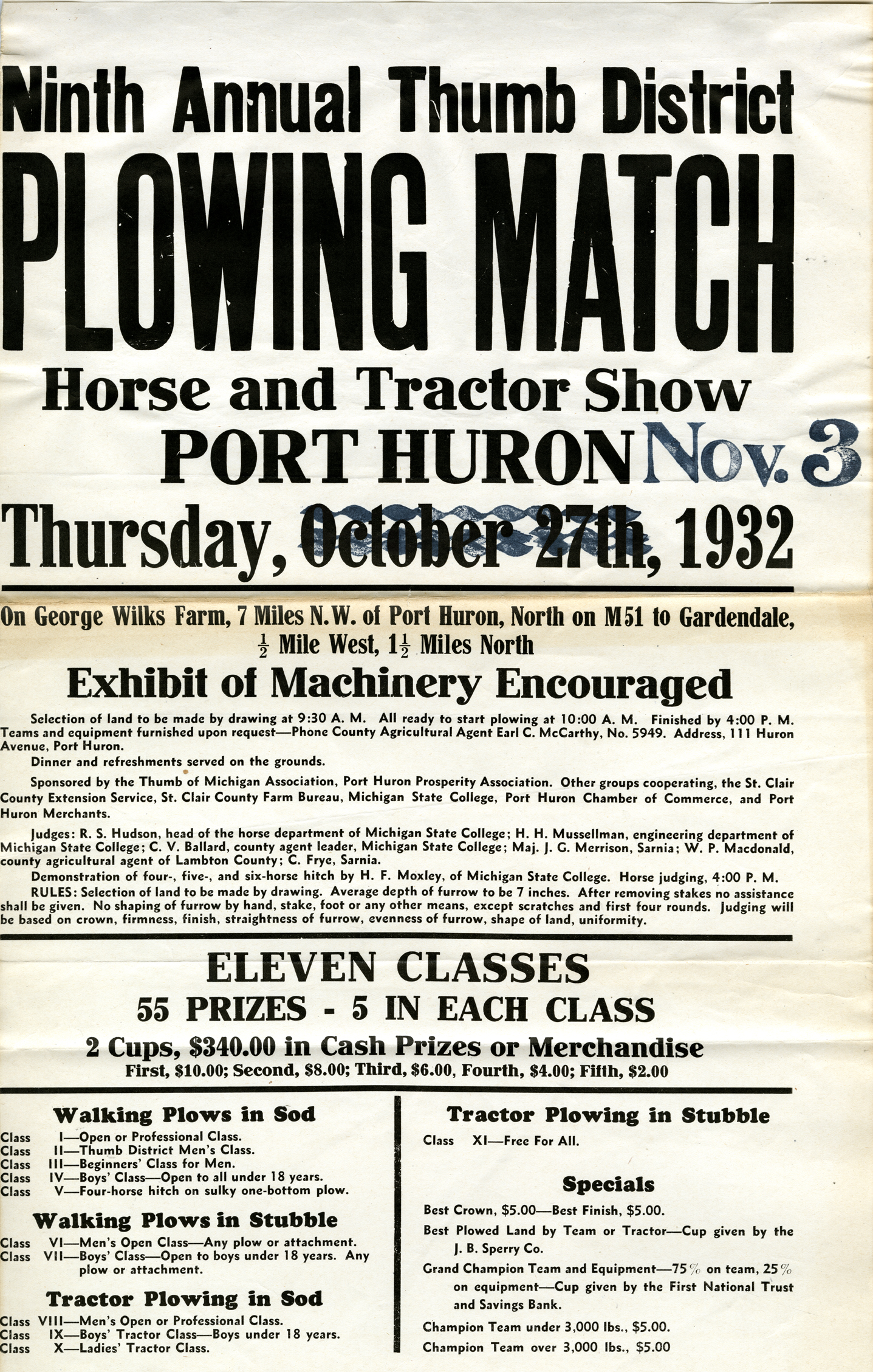 Thumb District Plowing Match