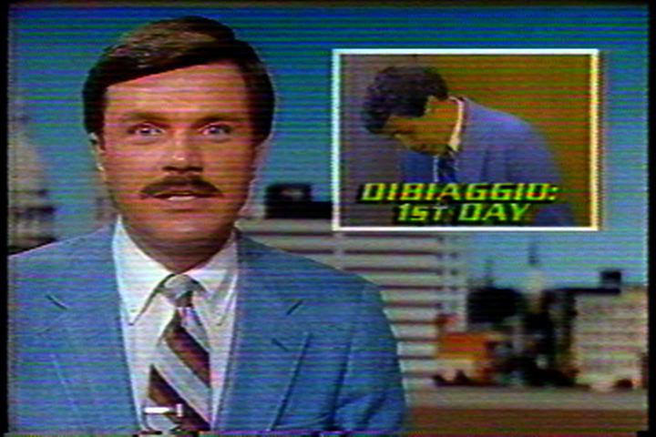 First Newscasts Featuring DiBiaggio, 1985