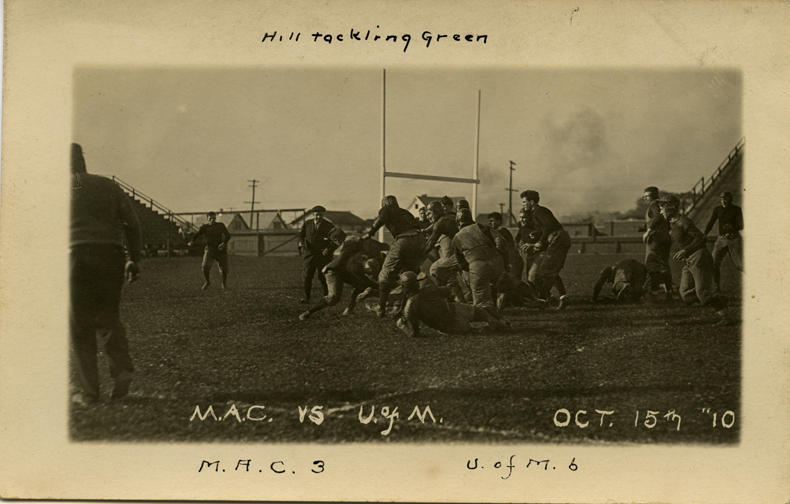 M.A.C. vs University of Michigan football game, 1910