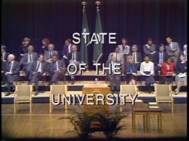 State of the University Address, 1989