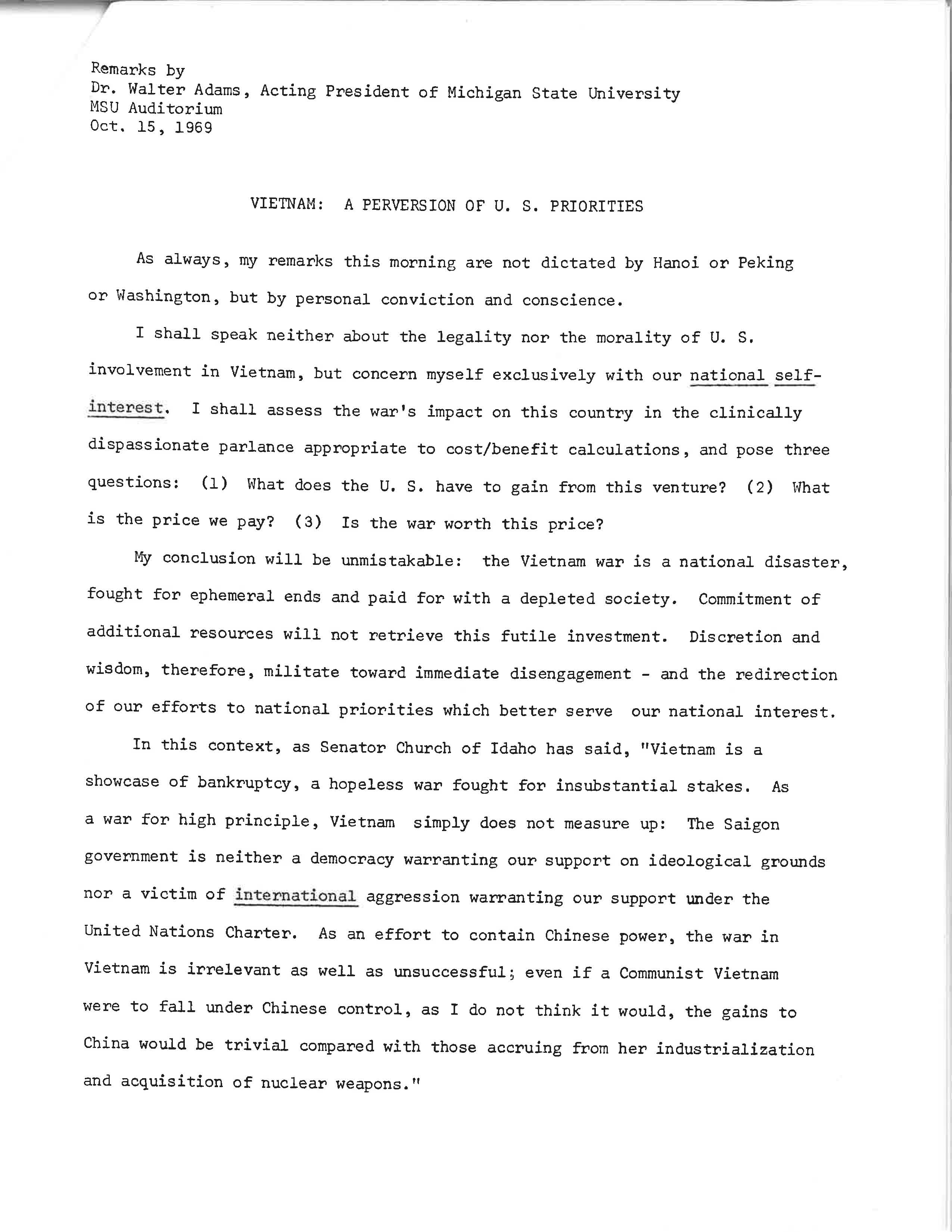 Walter Adams Remarks, Page 2