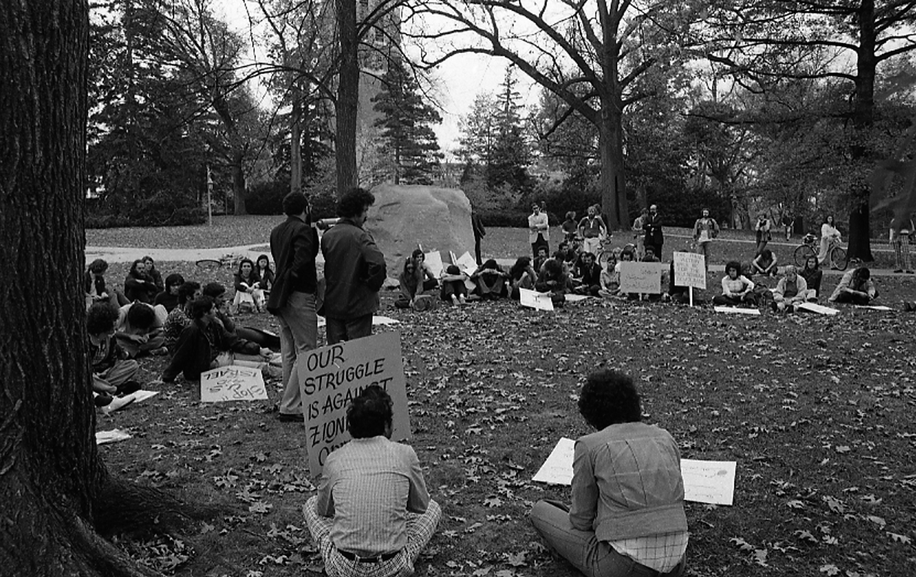 Protest at the Rock, October 26, 1975