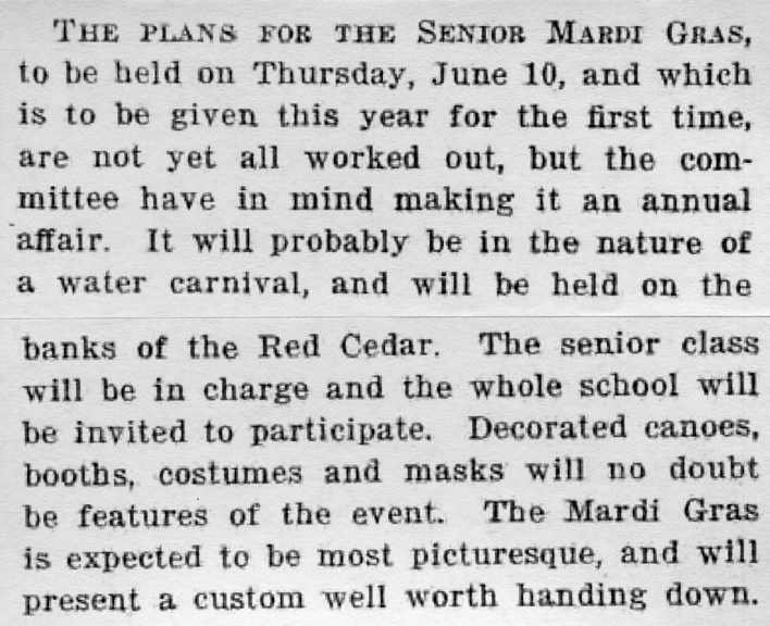 The M.A.C. Record; vol.25, no.30; May 7, 1920