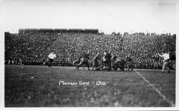 University of Michigan vs. M.A.C. football game, 1915