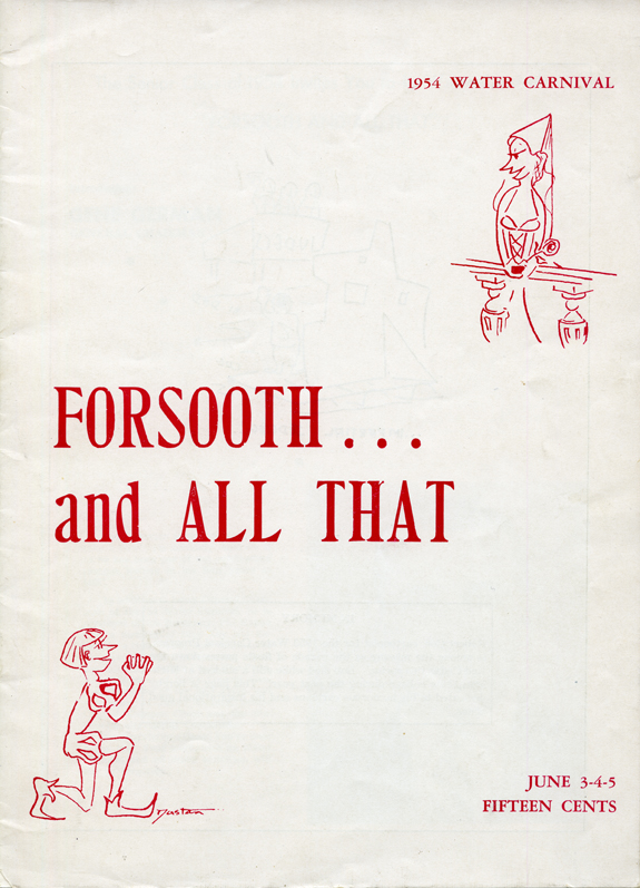 1954 Water Carnival Program