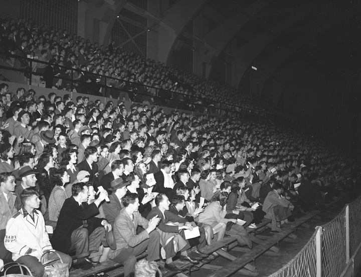 Crowd view at Marquette Basketball Game