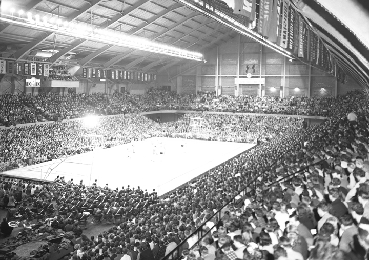 Crowd at Notre Dame Basketball Game