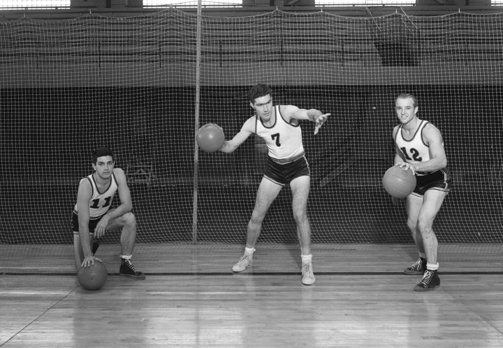 Posed Action Basketball Players