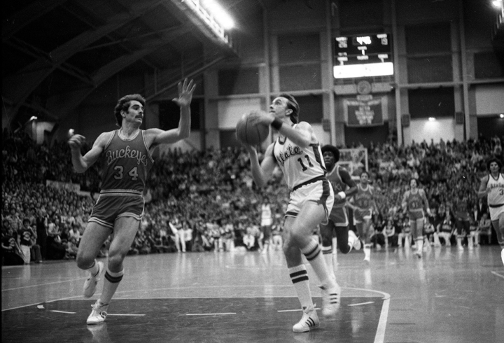 Terry Donnelly Preparing to Shoot, 1979
