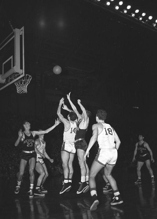 MSC vs. Michigan Basketball Game, March 4, 1952
