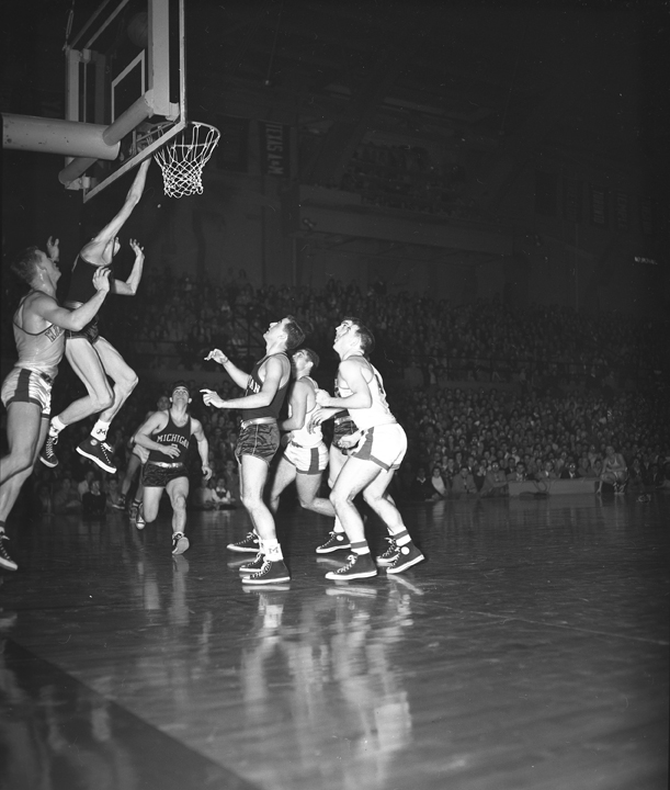 MSC vs. Michigan Basketball Game, March 4, 1952
