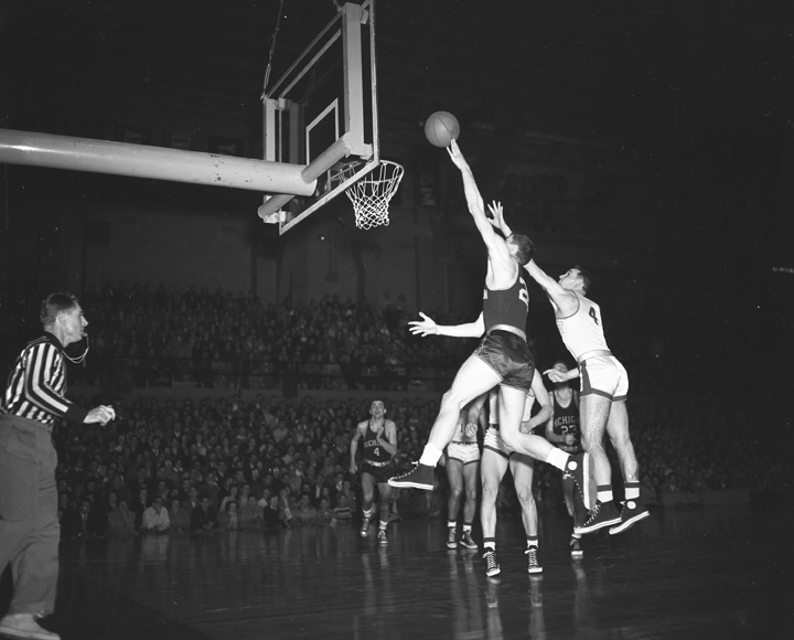 MSC vs. Michigan Basketball Game, March 4, 1952