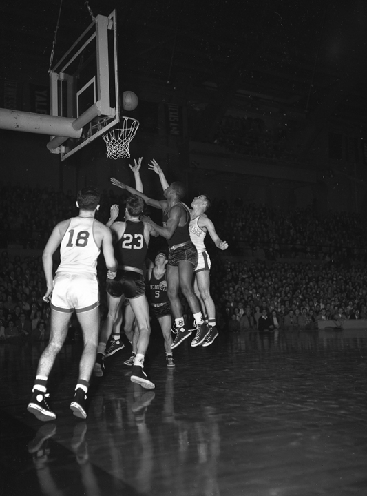MSC vs. Michigan Basketball Game, March 4, 1952