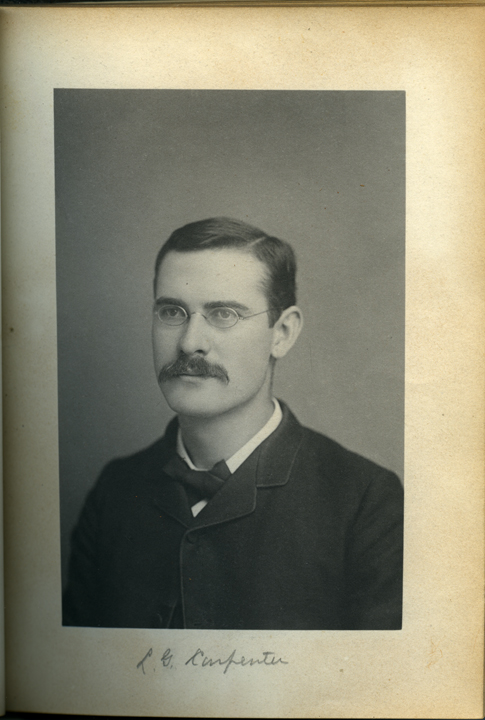 Louis G. Carpenter, 1886