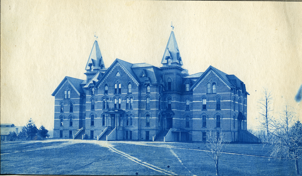 32. Wells Hall (I), circa 1888.