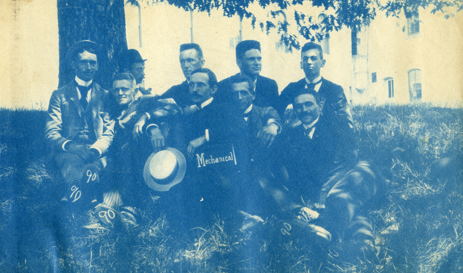 49. Group of mechanical students, circa 1888.