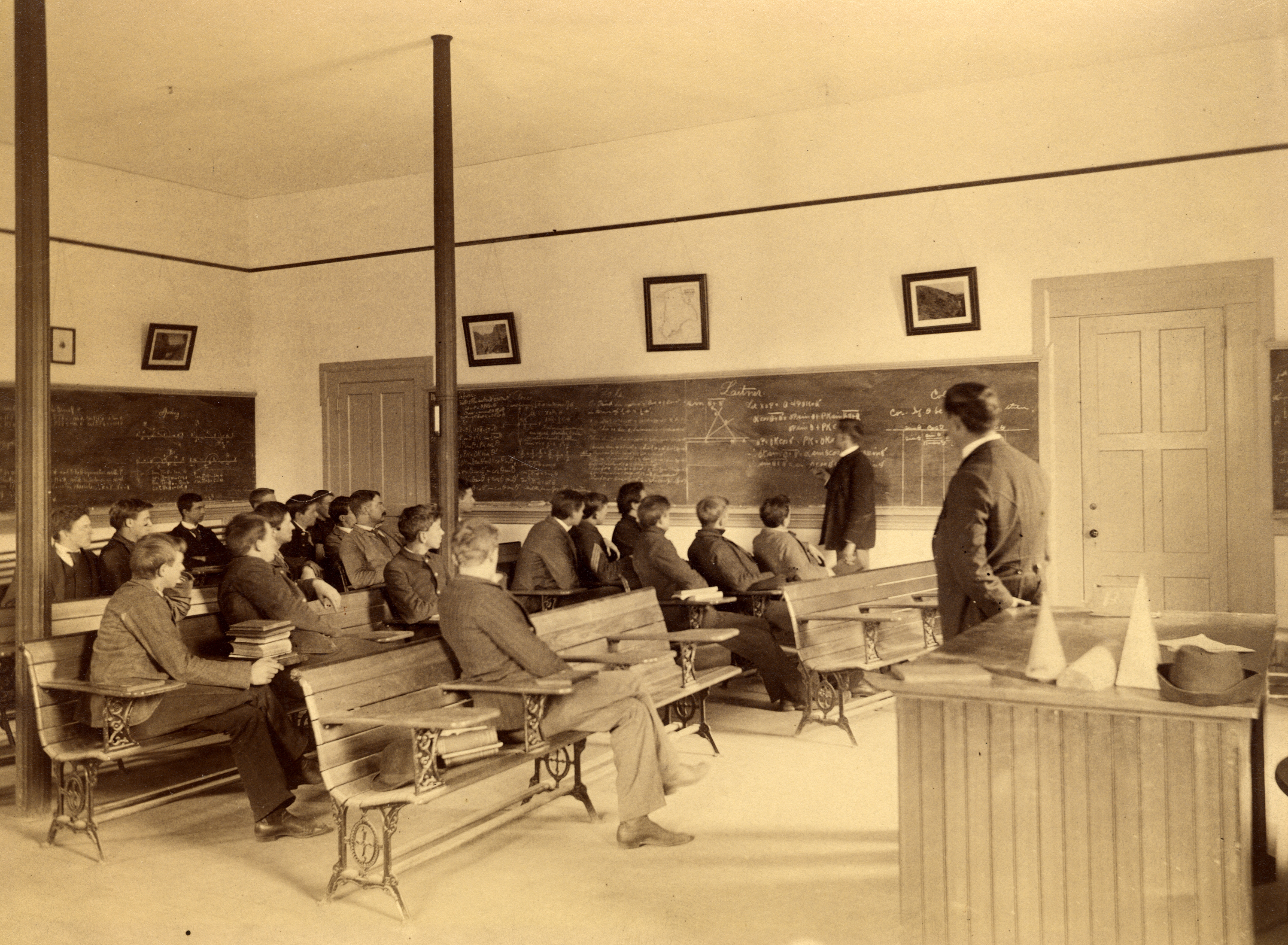 Mathematics Class, circa 1893