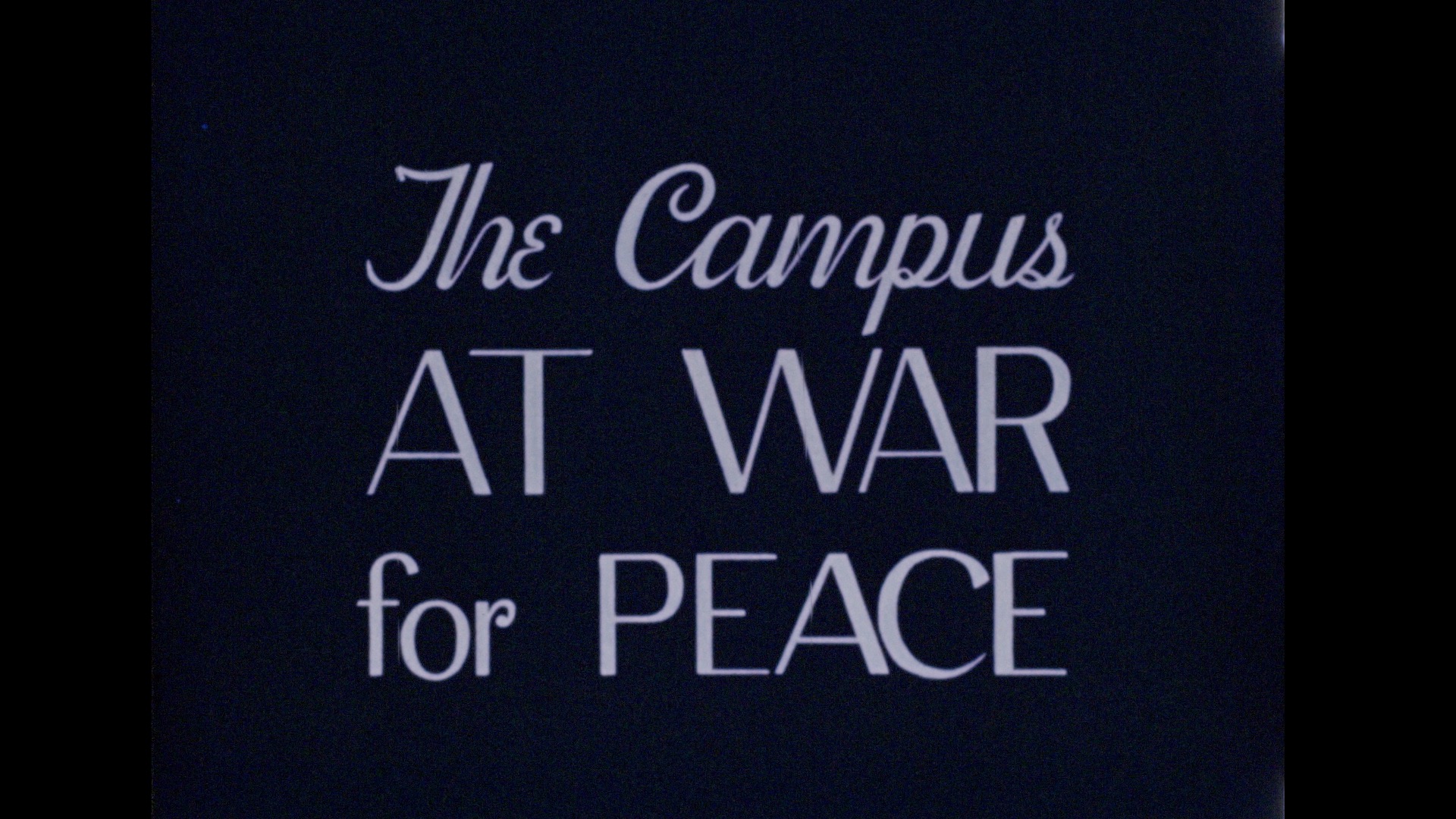 The Campus at War for Peace, 1944