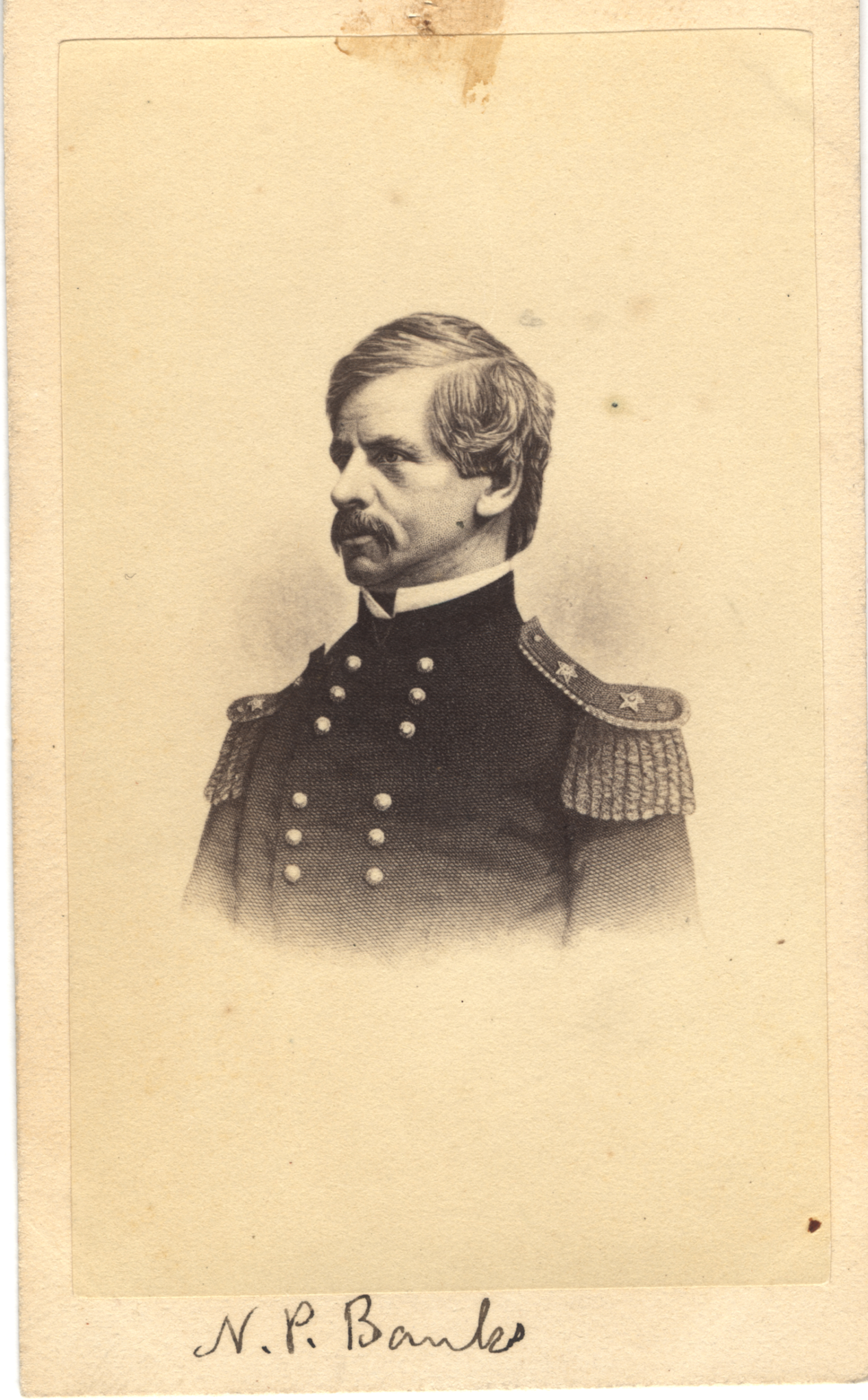 Nathaniel P. Banks, circa 1860s Nathaniel P. Banks, circa 1860s