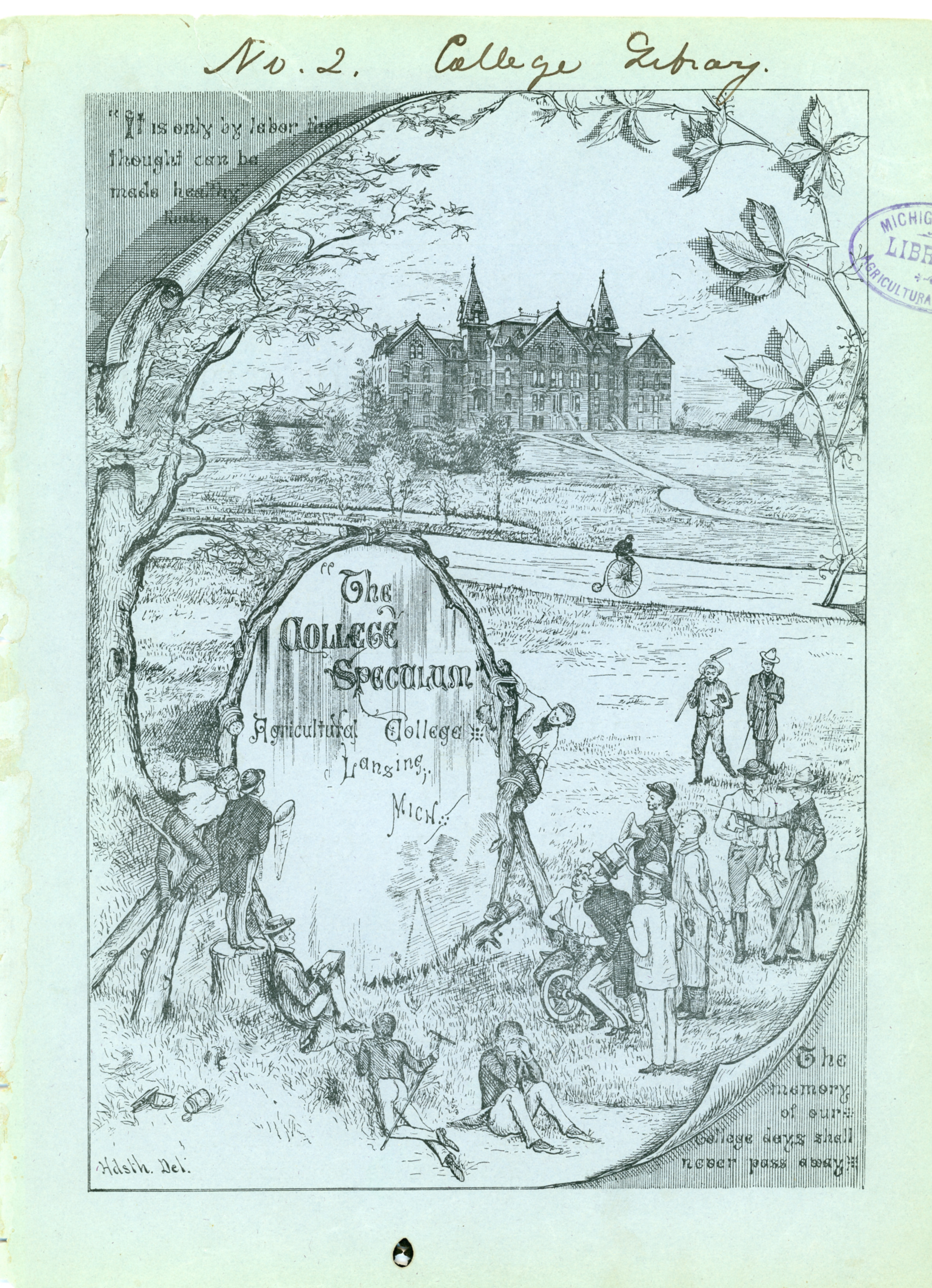 The Speculum; Vol.05, No.01; August 1, 1885