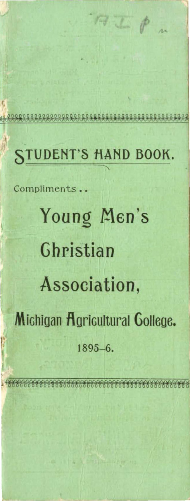 Student Handbook, 1895-1896