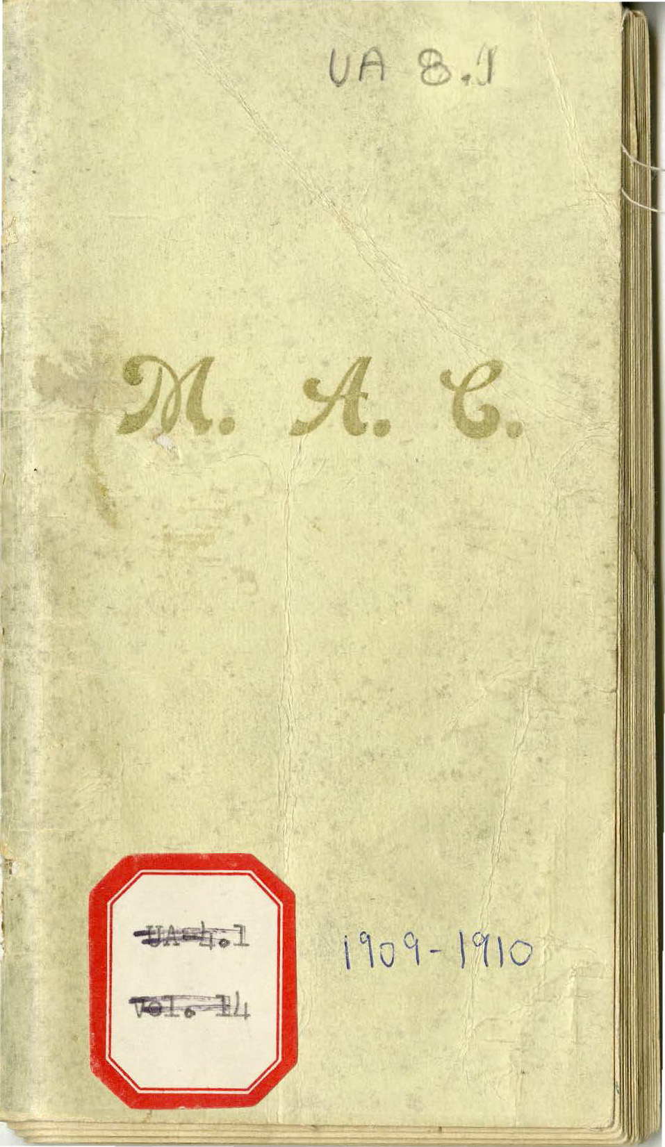 Student Handbook, 1909-1910