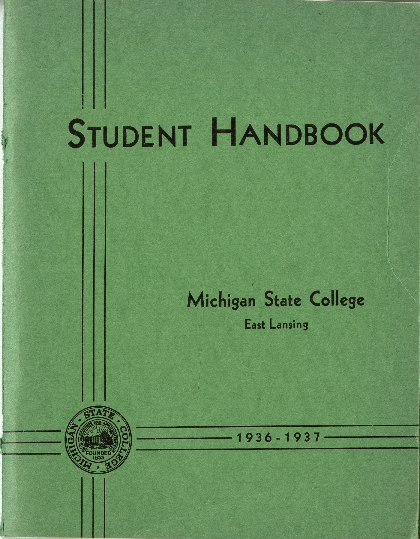 Student Handbook, 1936-1937