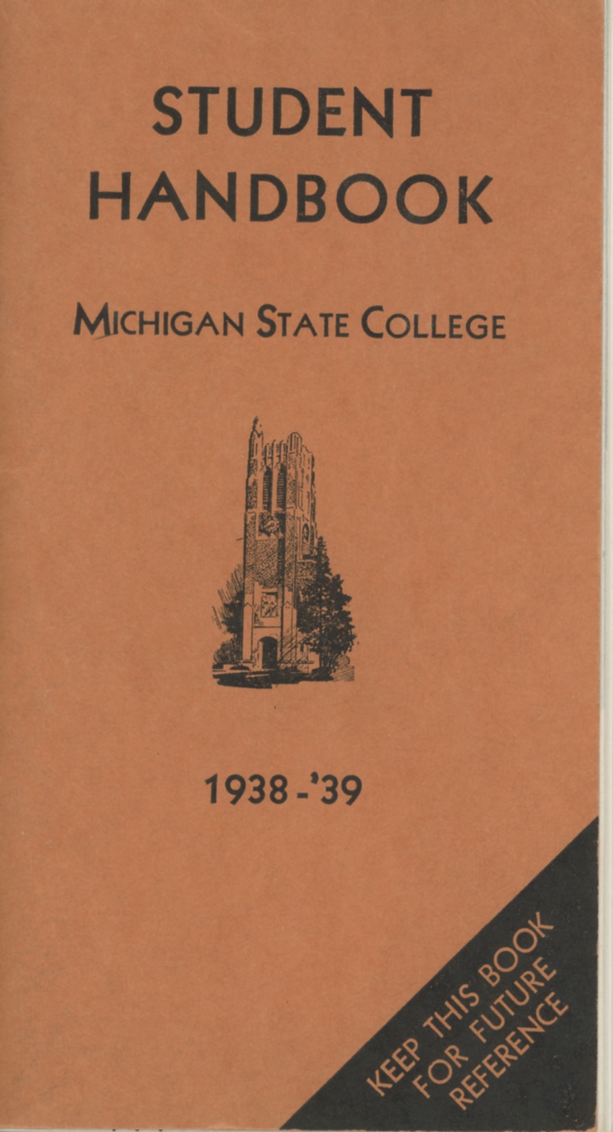 Student Handbook, 1938-1939