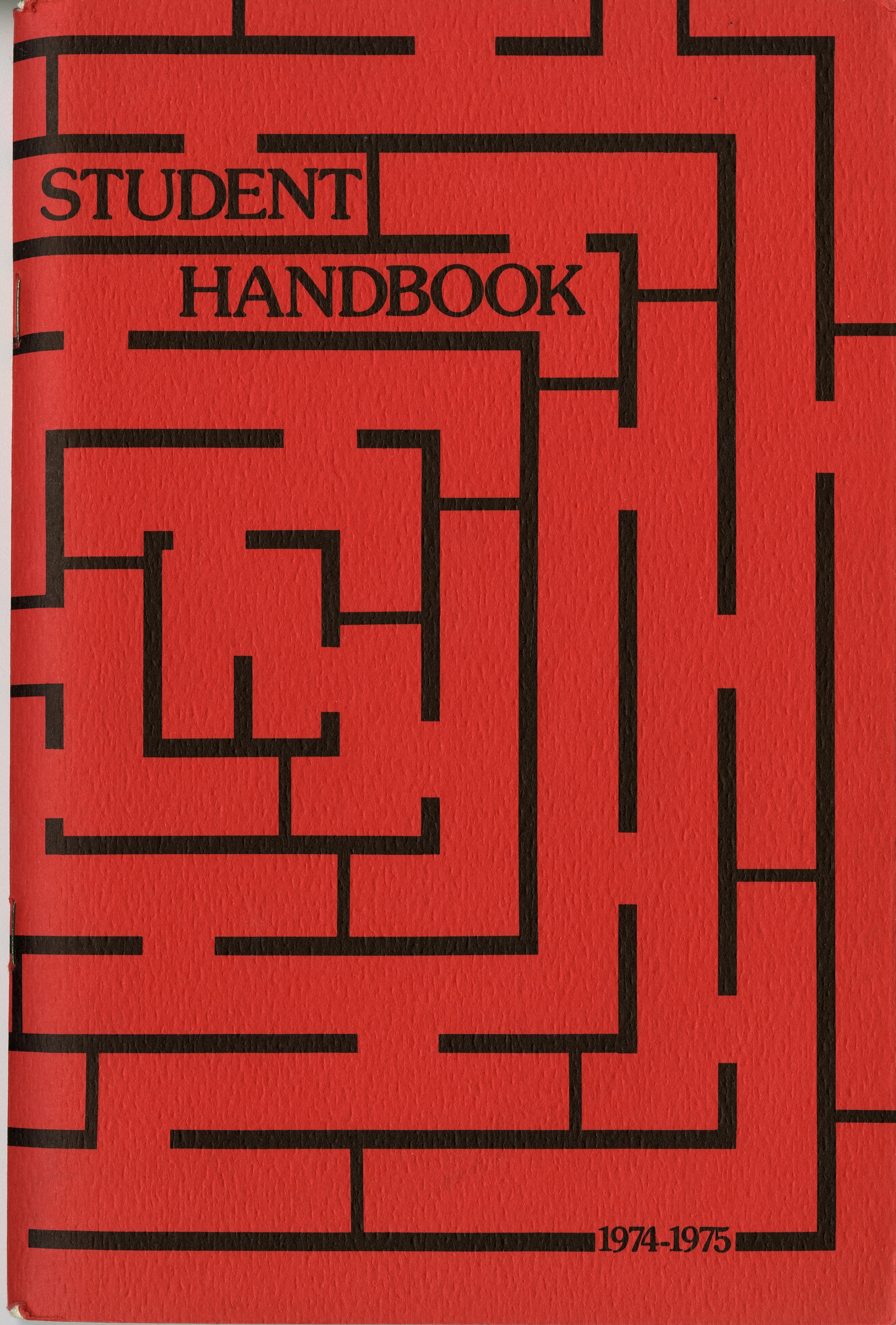 Student Handbook, 1974-1975