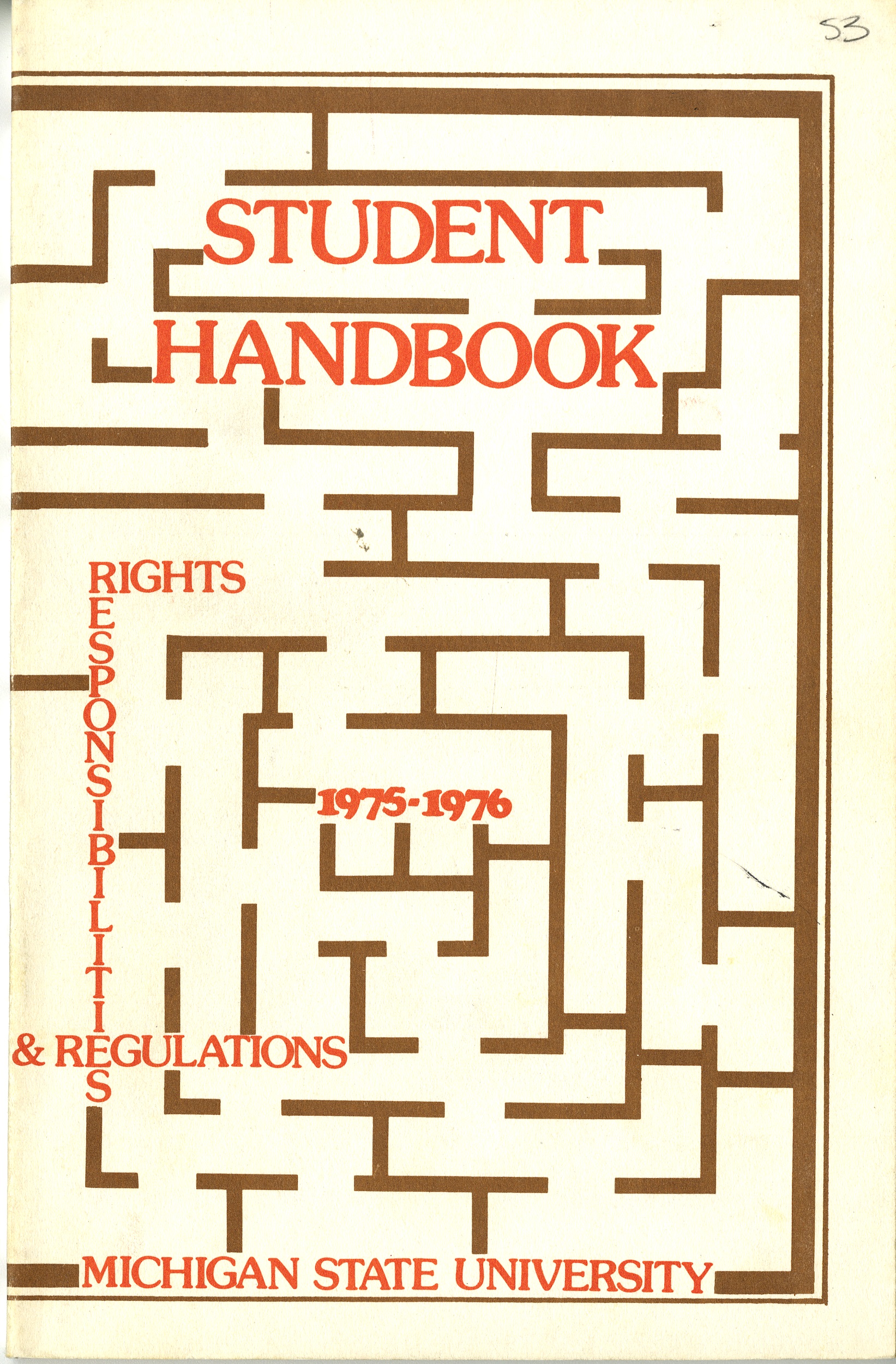 Student Handbook, 1975-1976