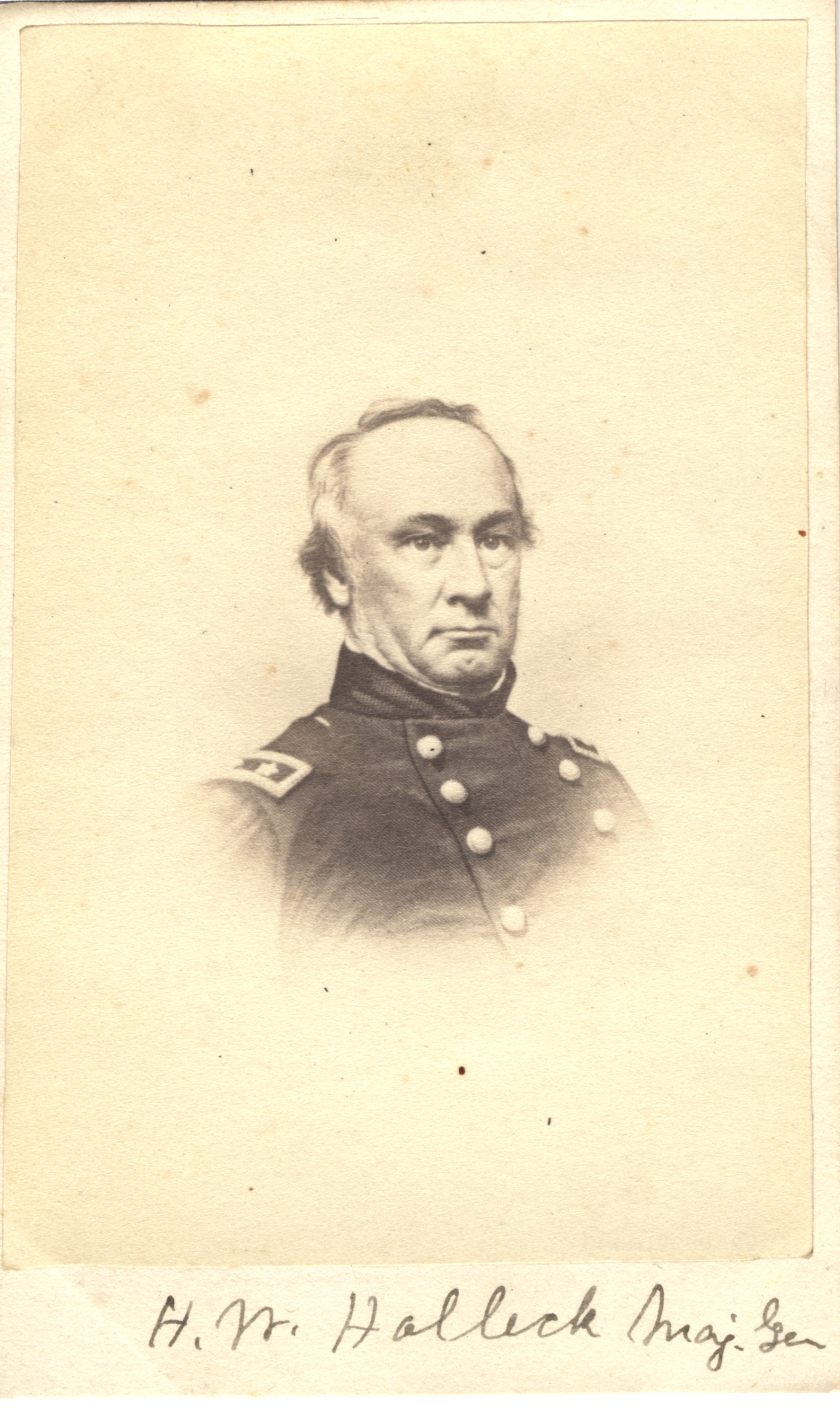 H. W. Halleck, circa 1860s
