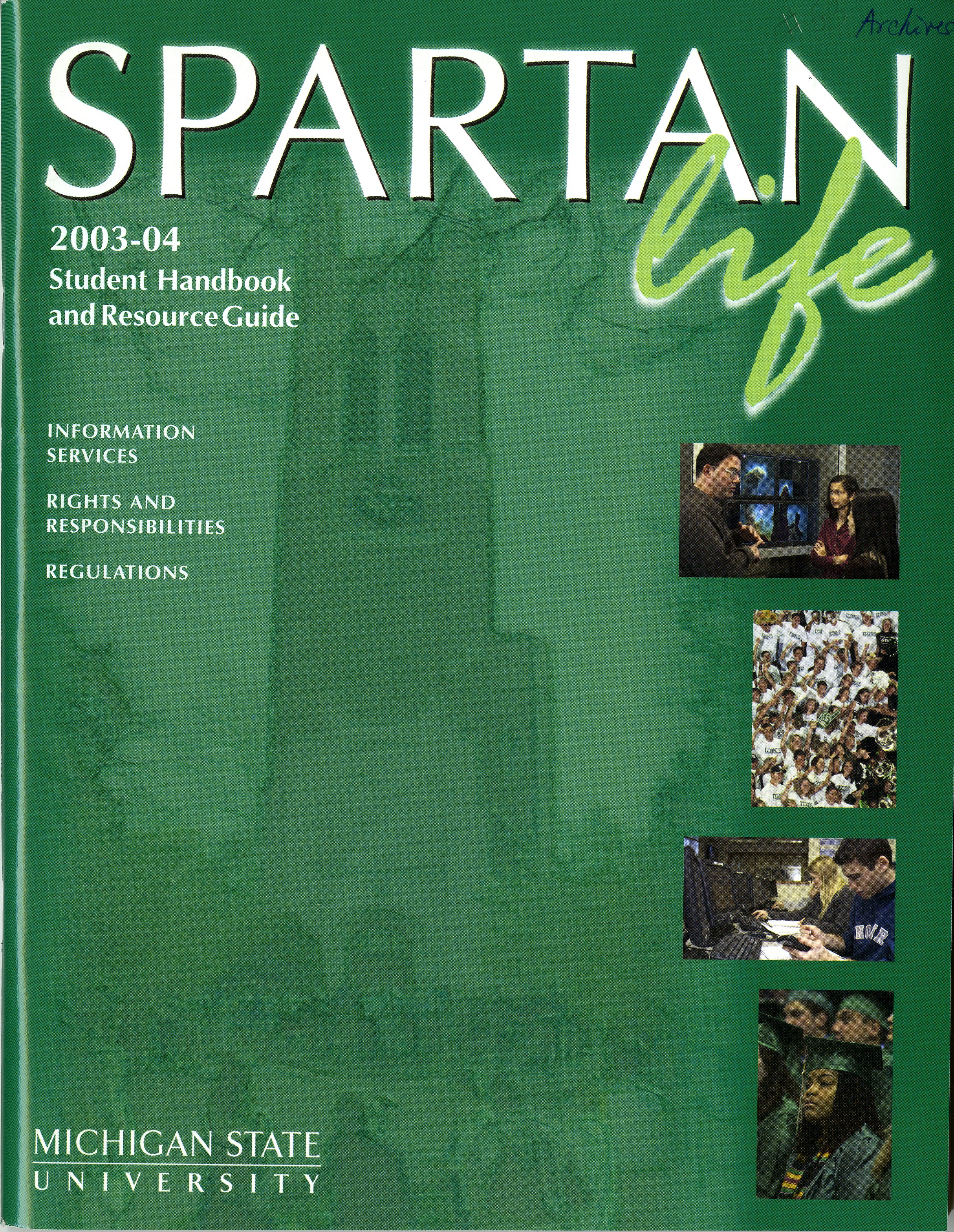 Student Handbook, 2003-2004