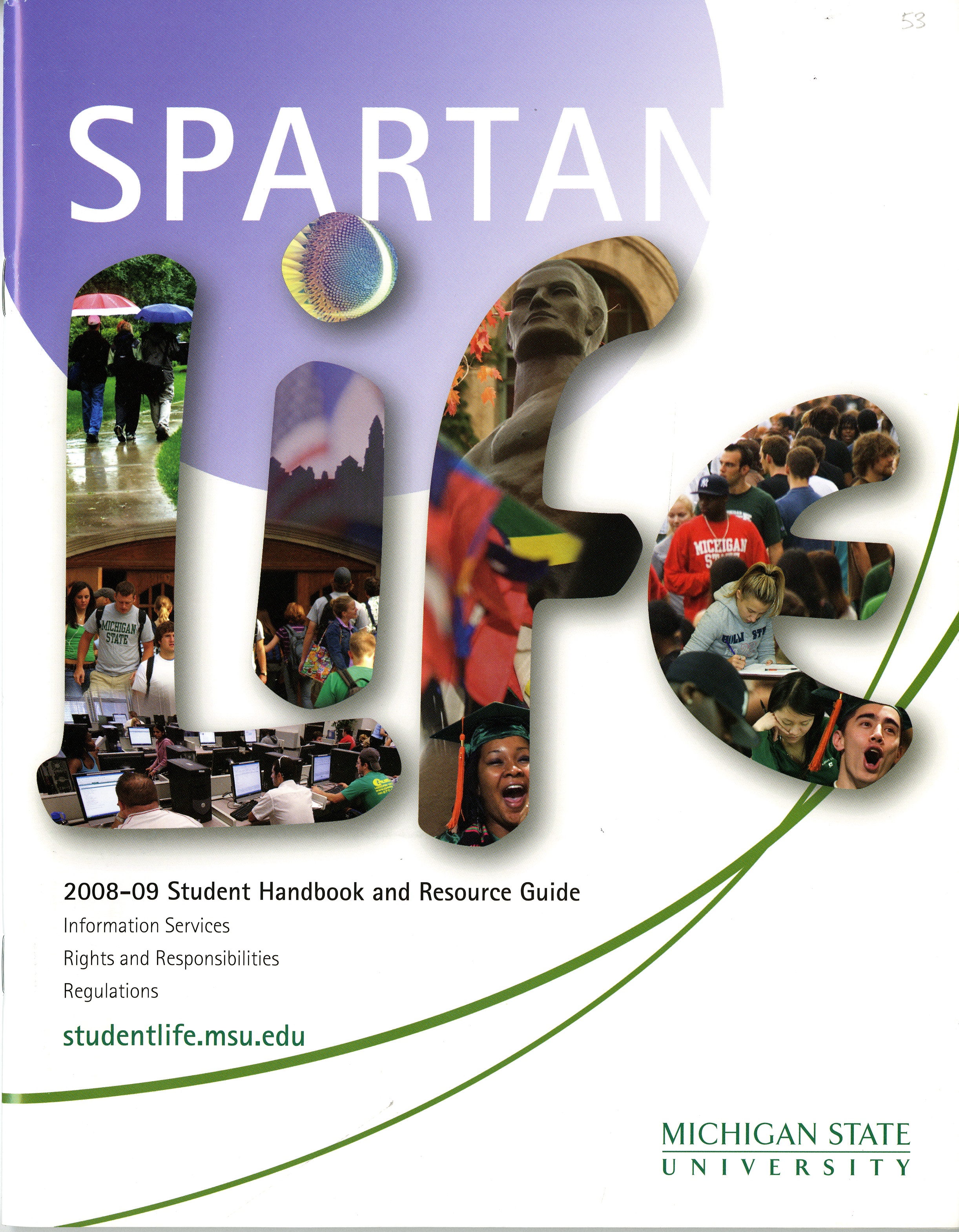 Student Handbook, 2008-2009