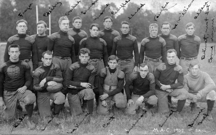 M.A.C. football team, 1907
