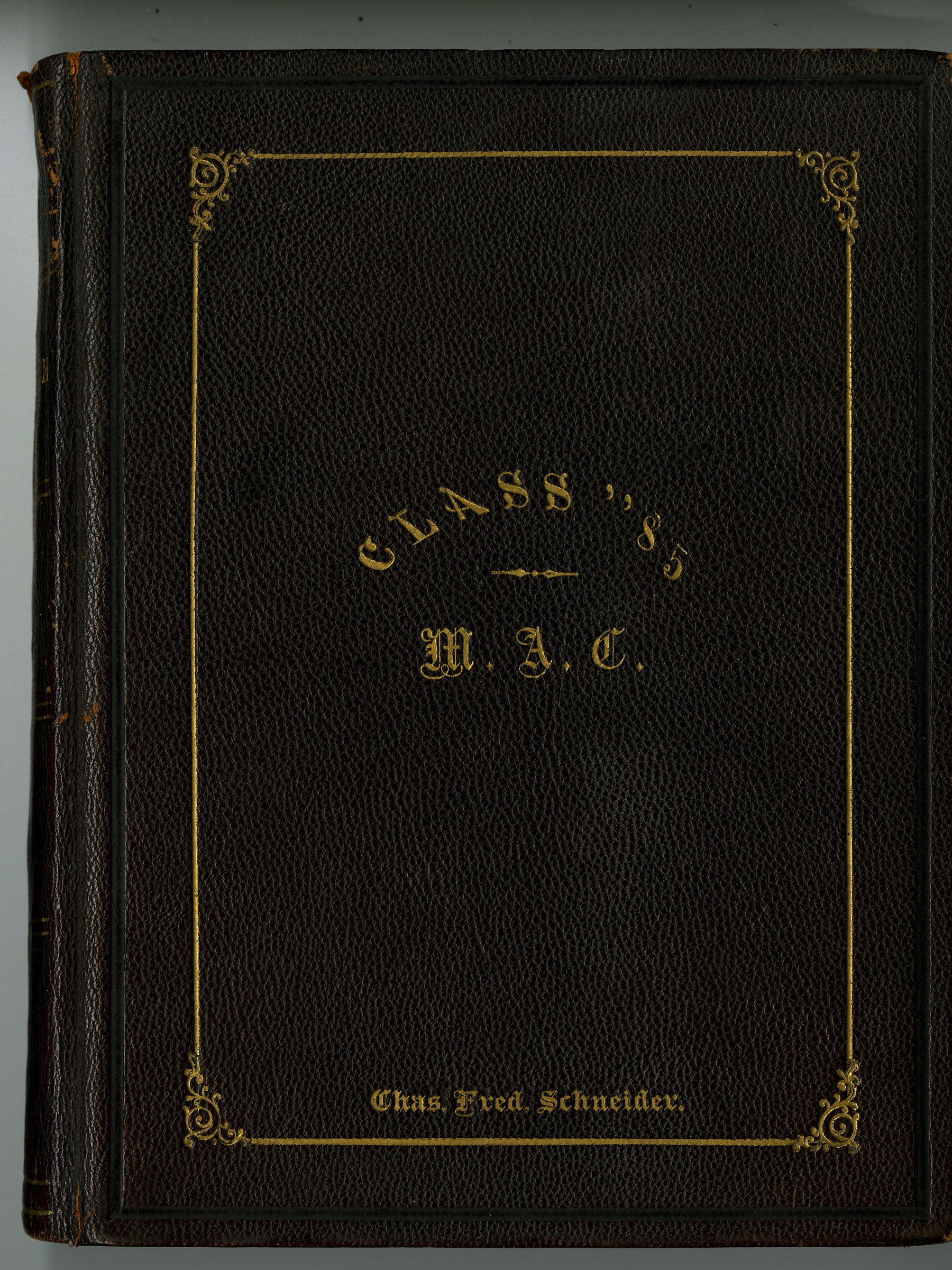 MSU Yearbook - Class Photo Album, 1885