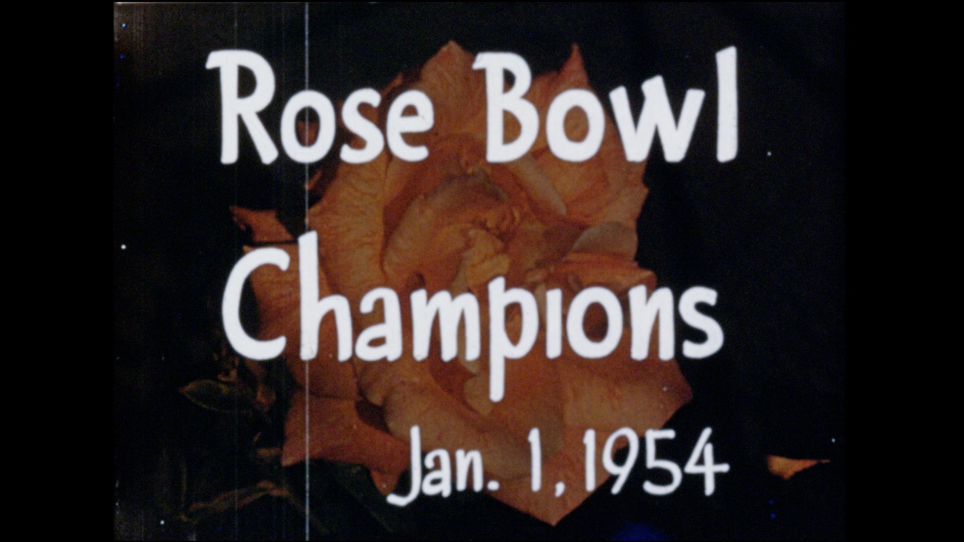 Rose Bowl - "Biggie" Munn Narration, 1954