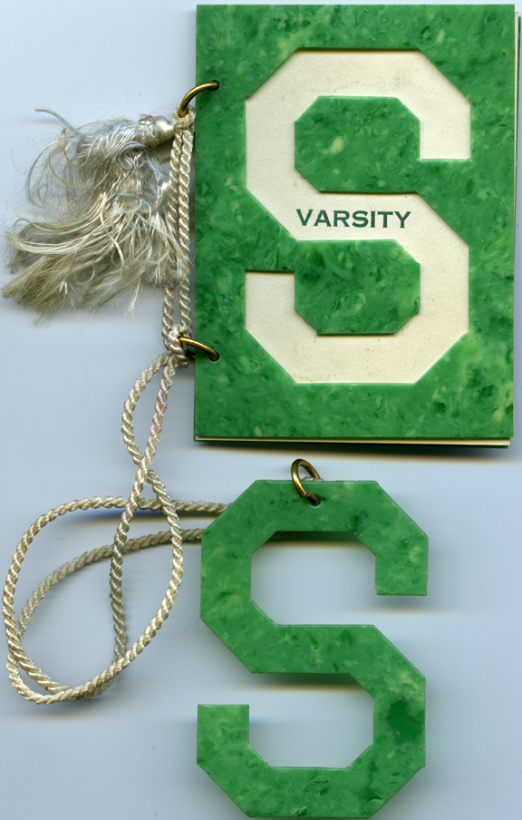 Varsity Party dance card, 1937