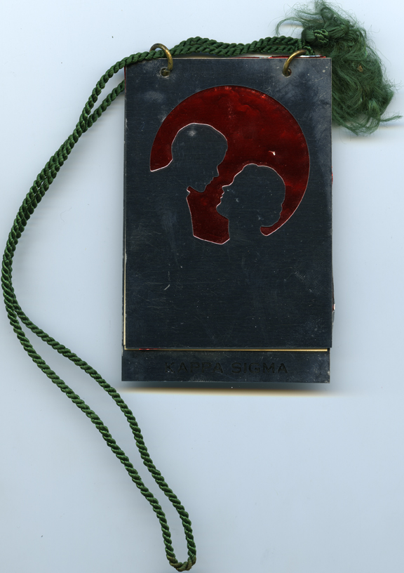 Kappa Sigma Dinner-Dance Formal dance card, 1939