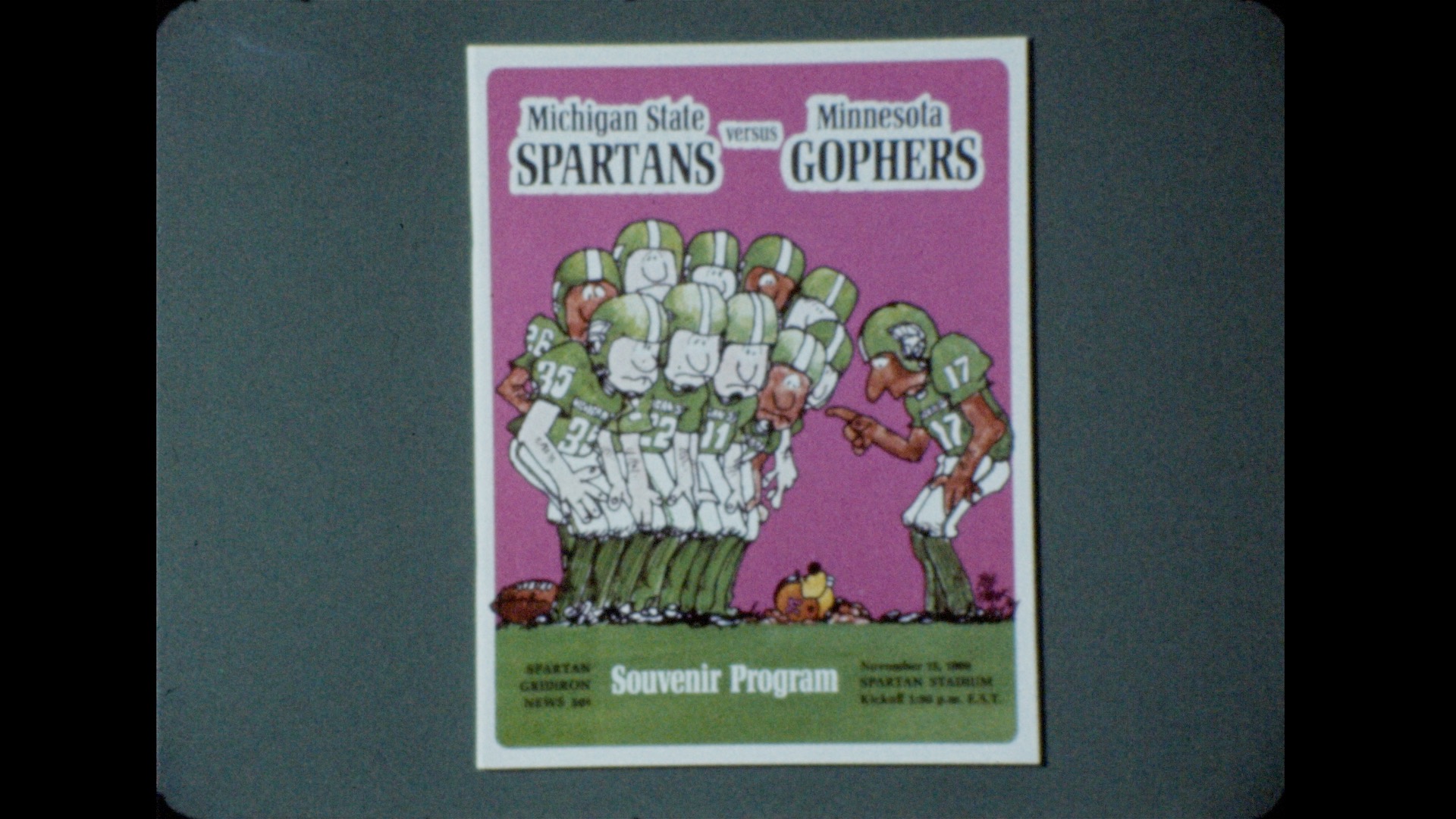 MSU Football vs. Minnesota, 1969