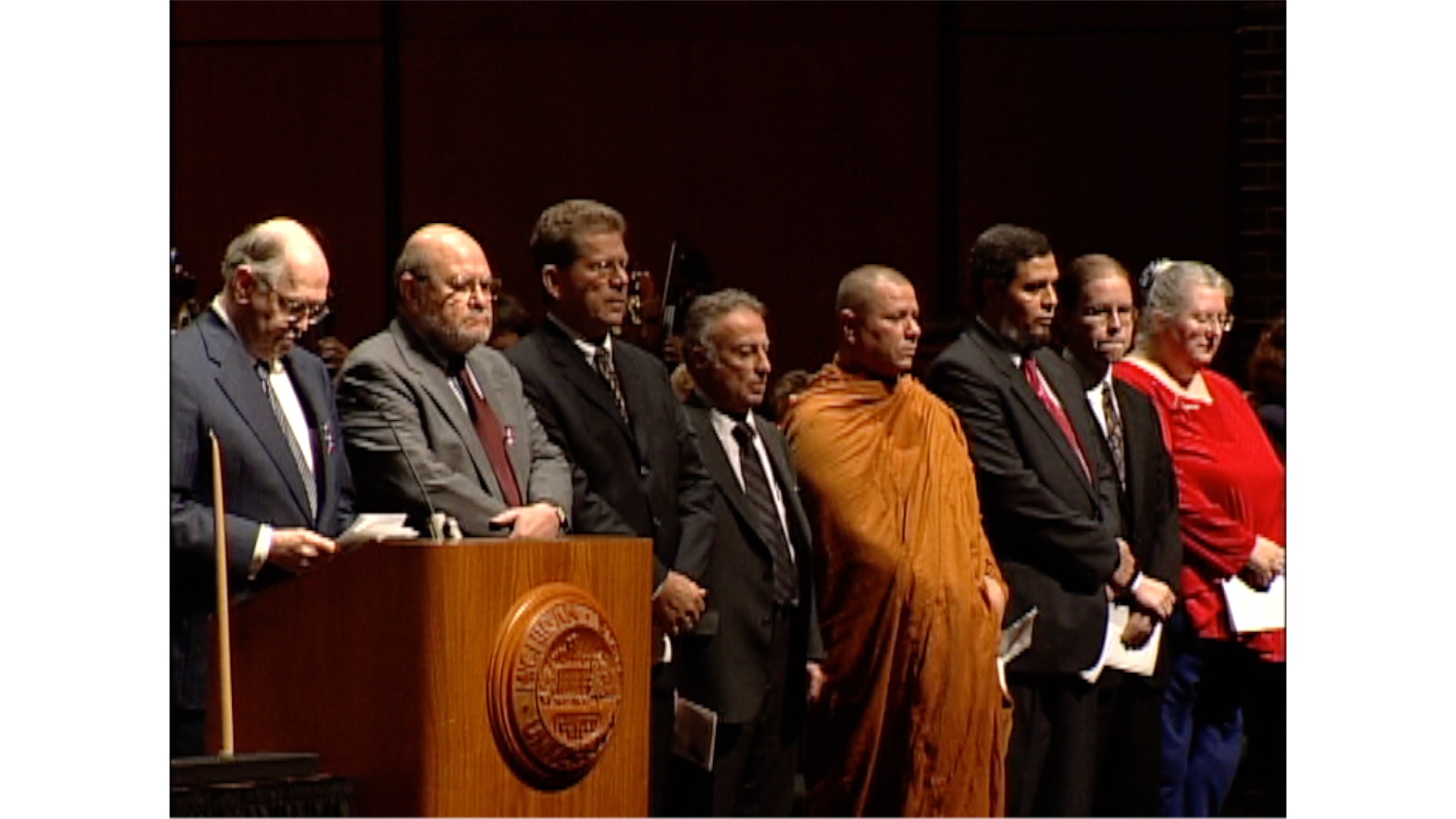 Interfaith Remembrance Service, 2001