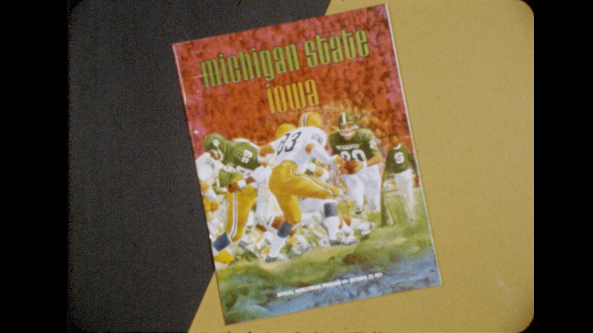 MSU Football vs. Iowa, 1971