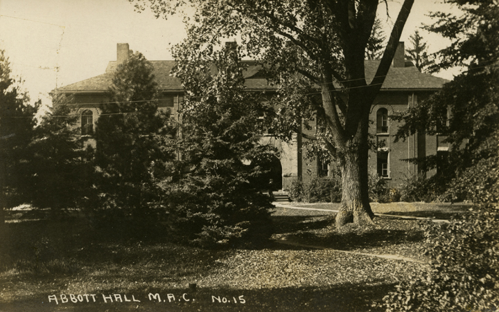 Front view of Abbot Hall
