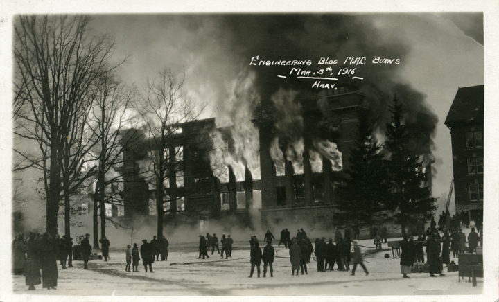 Engineering Building fire, 1916