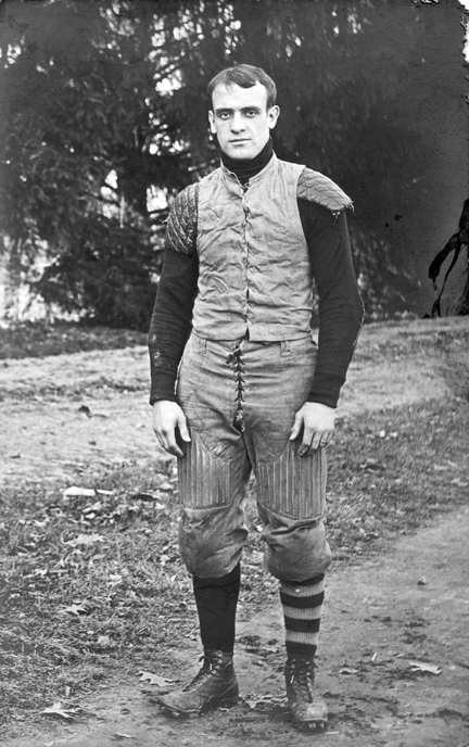 M.A.C. football player, circa 1900-1909