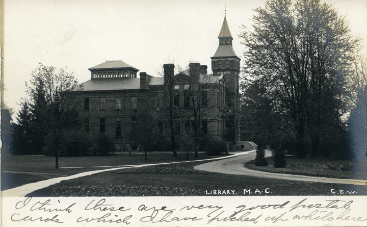 M.A.C. Library (Linton Hall), ca. 1907