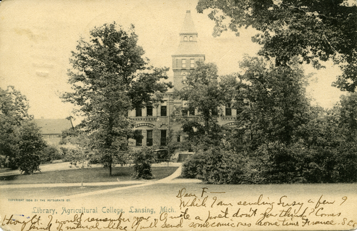 M.A.C. Library (Linton Hall), ca. 1904