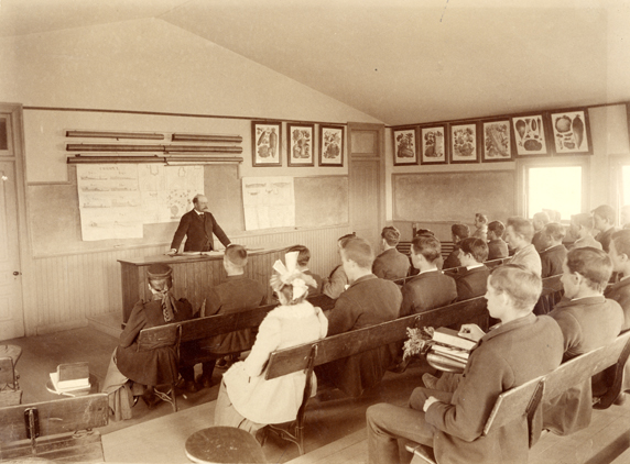 Professor Taft and Students, circa 1892